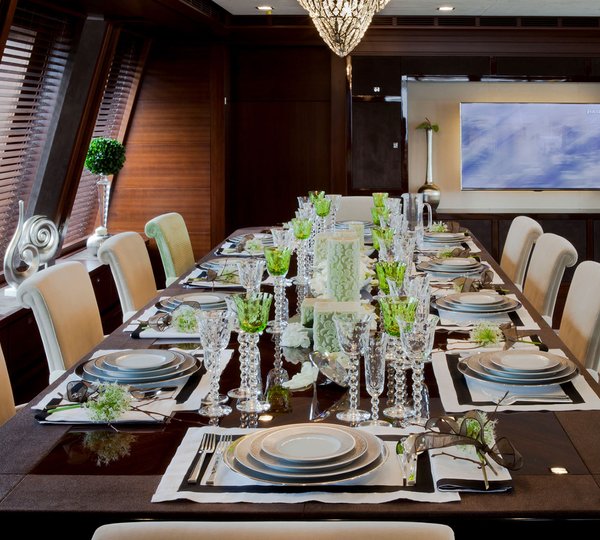 Formal Dining Area In The Upper Saloon