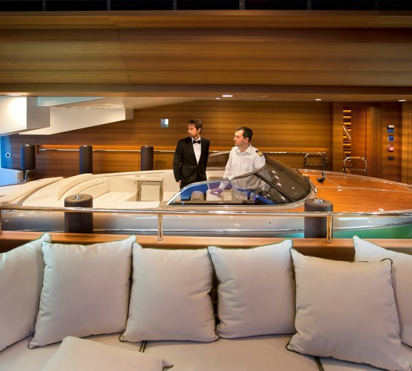 Leaving The Yacht On A Tender