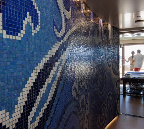 Massage Table In The Fitness Area