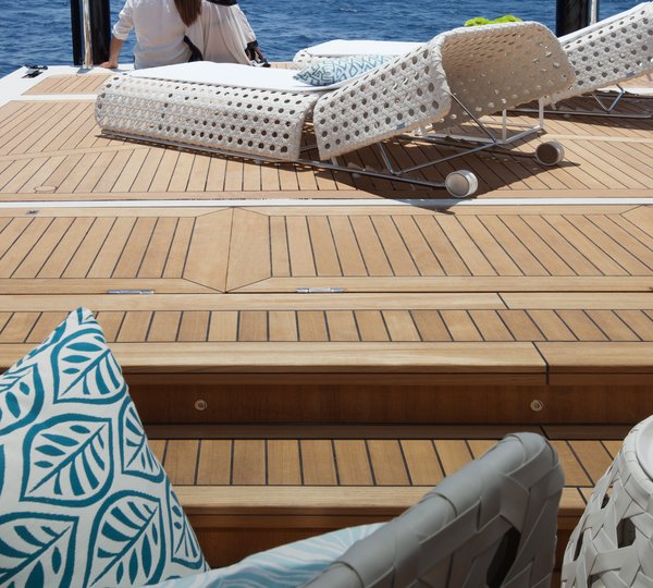 Relaxing On The Beach Club With Your Partner