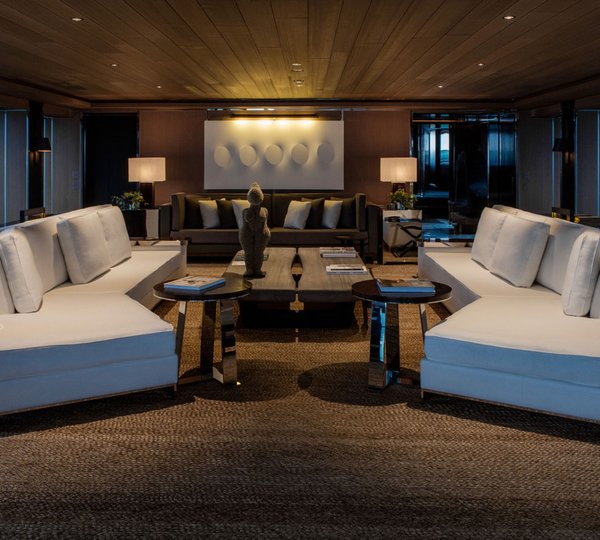 Saloon With Comfy Sofas And Seating