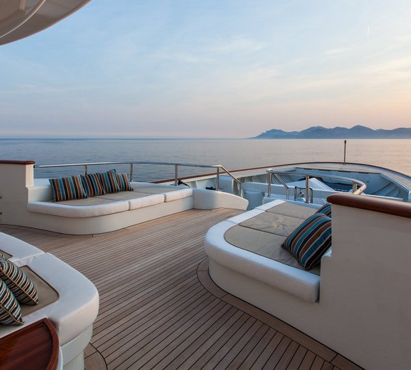 Yacht Pride enjoying the view