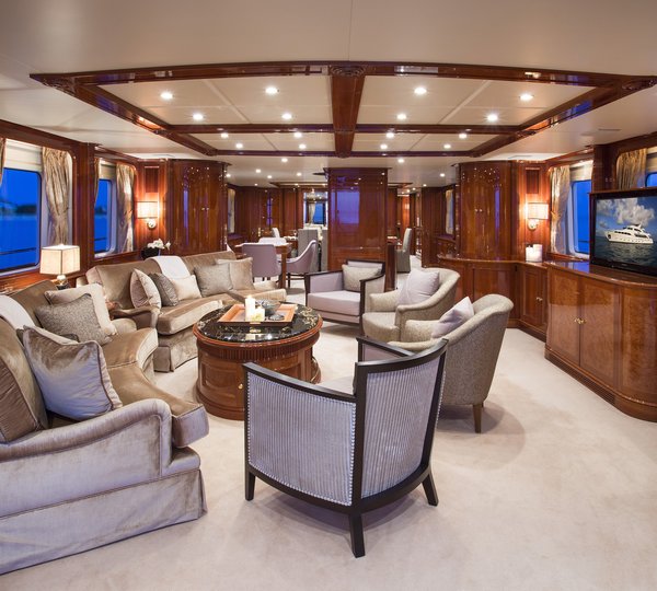 Inside Aboard Yacht CAMARINA ROYALE