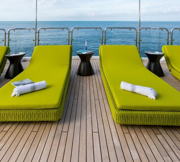 The 37m Yacht EDESIA - Sundeck sunpads