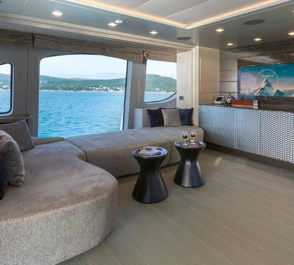 The 37m Yacht EDESIA - Skylounge sofa
