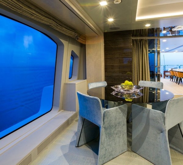 The 37m Yacht EDESIA - Skylounge games table