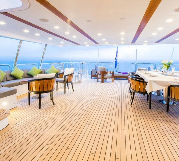 The 37m Yacht EDESIA - Upper aft deck