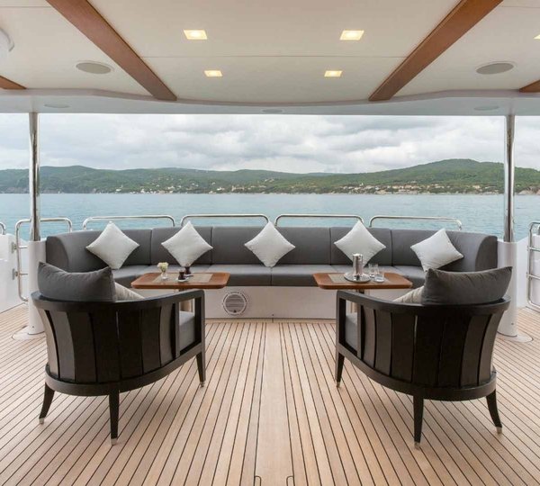 The 37m Yacht EDESIA - Main aft deck