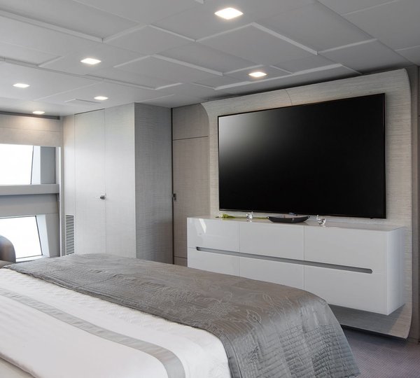 The 43m Yacht H - Master stateroom