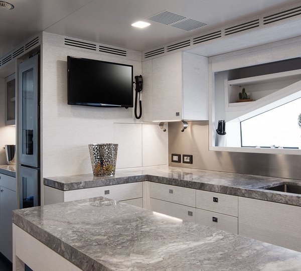 The 43m Yacht H - Galley