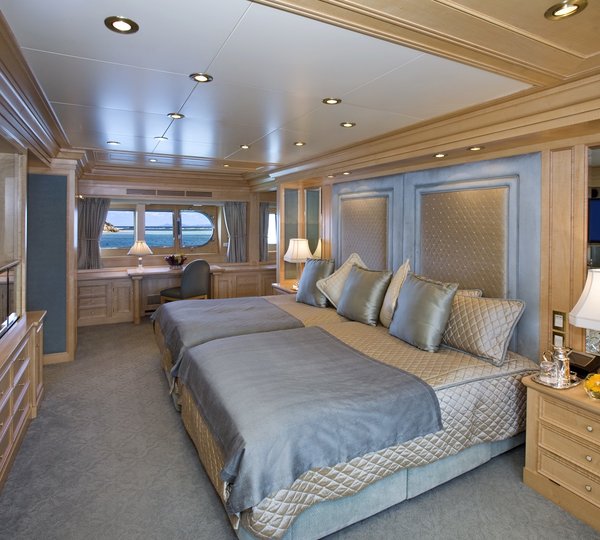Main Master Cabin Aboard Yacht TE MANU
