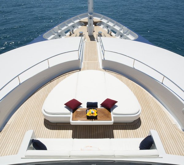 Fore Deck Sitting Aboard Yacht SARAH