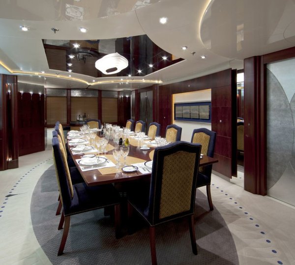 Eating/dining Area Aboard Yacht SARAH