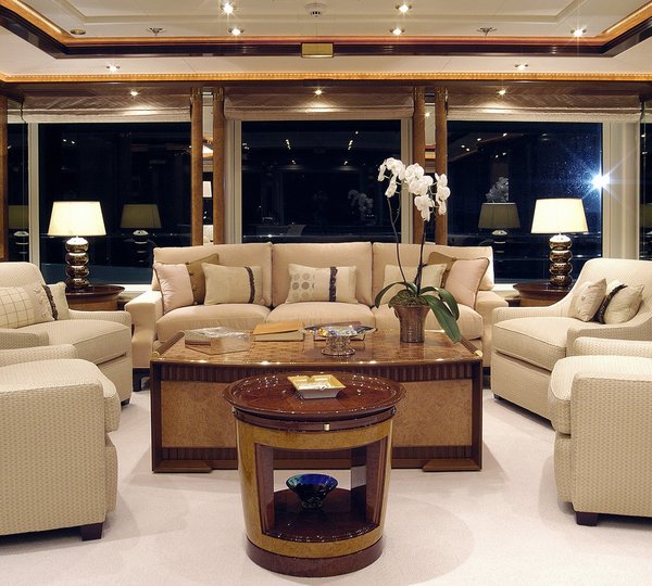 Profile: Yacht SEA WALK's Premier Saloon Pictured