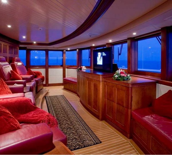 Observance Lounging Aboard Yacht NOMAD