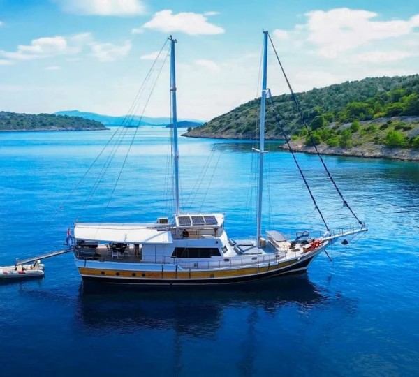 Aerial View Of The Yacht