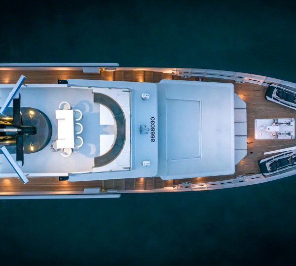 Aerial View Of The Yacht