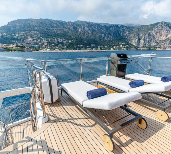 Sun Beds On Sun Deck