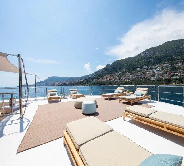 Sun Beds On Sun Deck