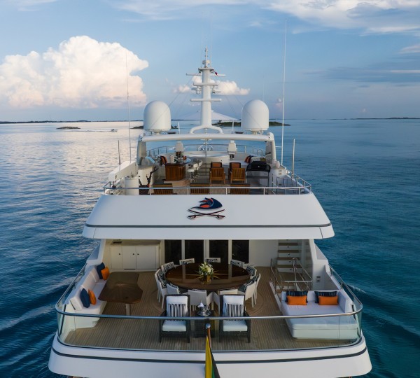 Aerial View Of Bridge Deck Aft And Sun Deck