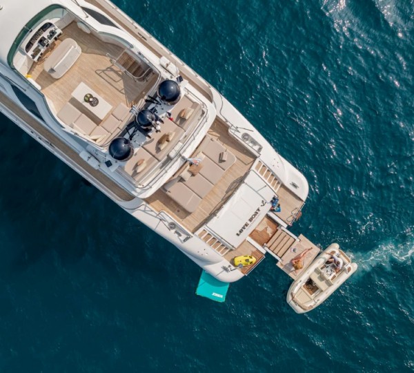 Aft Deck Relaxation Area With Water Toys