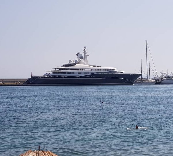 Al Mirqab Spotted In Greece, Athens