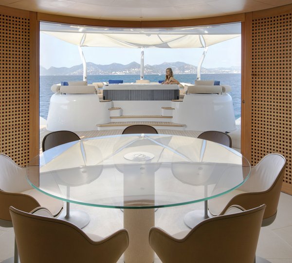 Interior Dinning Table Main Deck