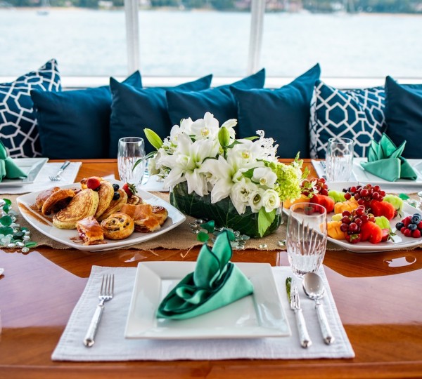 Bridge Deck Table Set Up