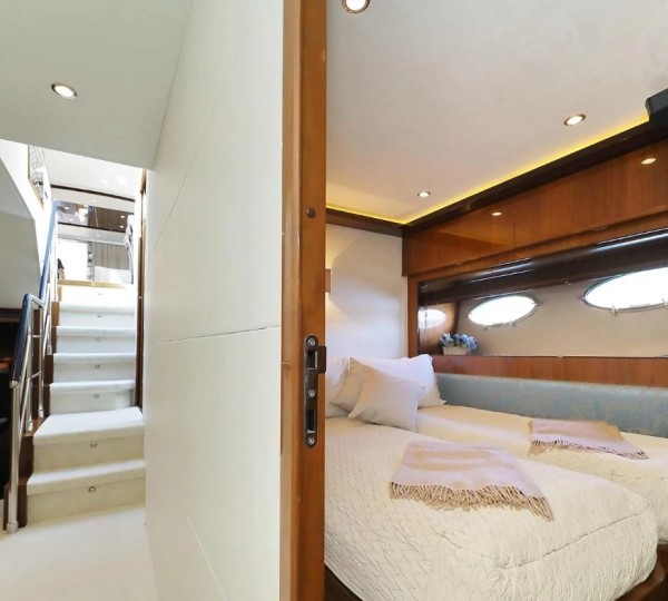 Cabin With Double Bed With Stairs