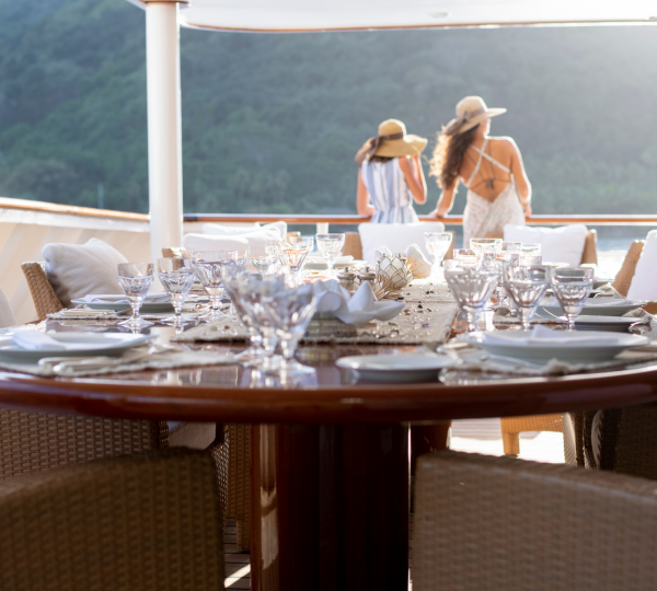 Exterior Dining With Sea Views