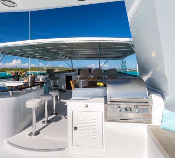 Exterior Area With Grill And Bar