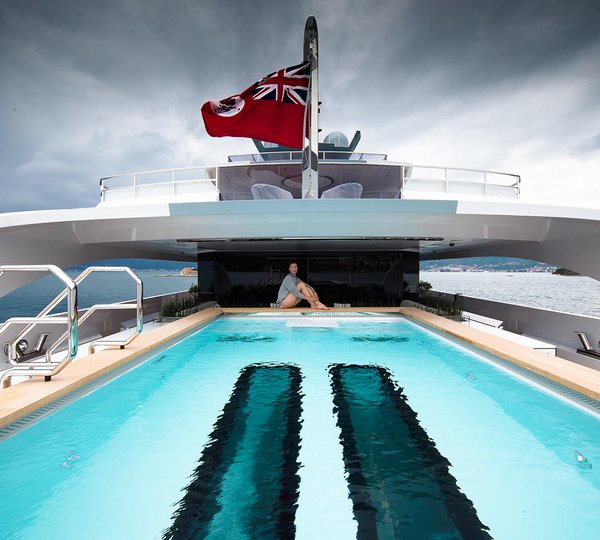 Galactica Super Nova Heesen Flagship Super Yacht Pool