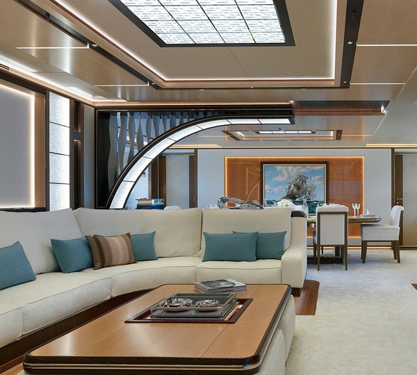 Galactica Super Nova Heesen Yachts Saloon Lighting