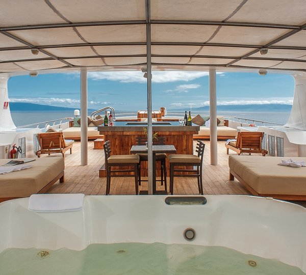 Galapagos Sea Star Journey Sunlounge Deck With Covered Jacuzzi