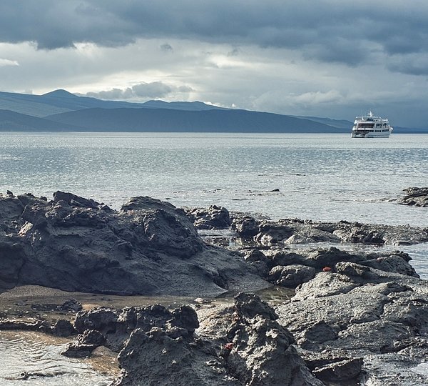 Galapagos Sea Star Journey Yacht In The Distance
