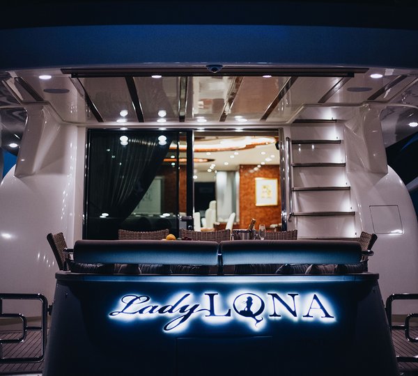 Lady Lona Aft View At Night