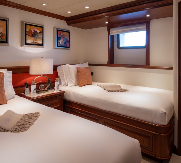 Lower Deck Port Mid Twin Stateroom