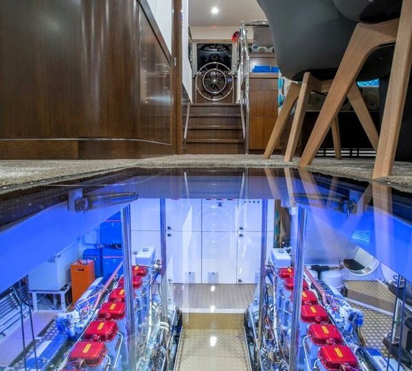 Main Lounge Window Feature To Engine Room