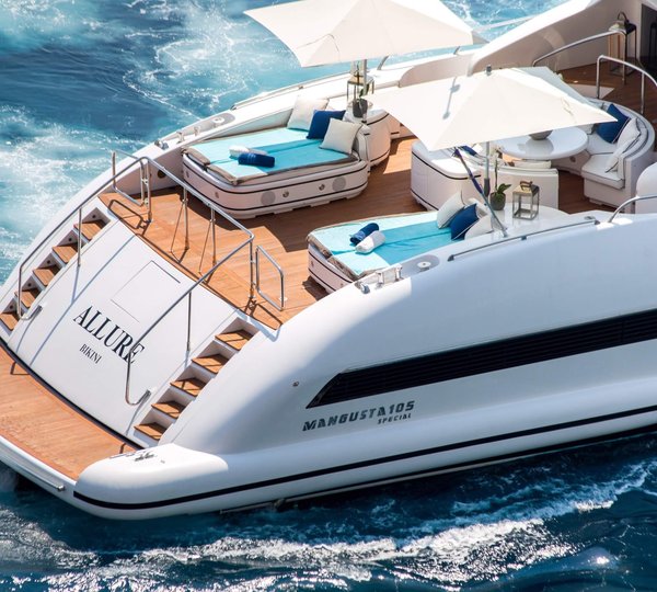 Mangusta Motor Yacht ALLURE - Aft Deck