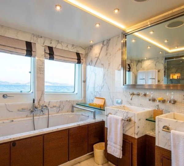 Master Washroom With Bath Area