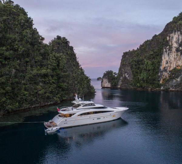 Paradise In Raja Ampat At Anchor