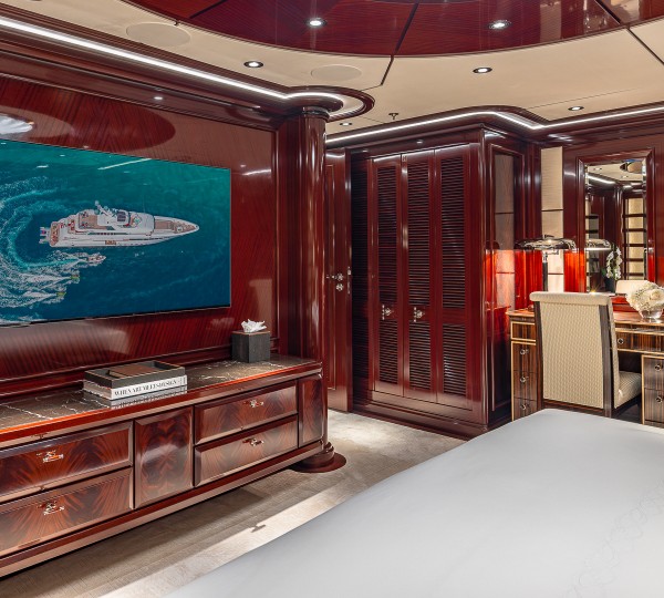 Rock It King VIP Guest Suite Starboard Aft Entertainment Credit Yachting Image