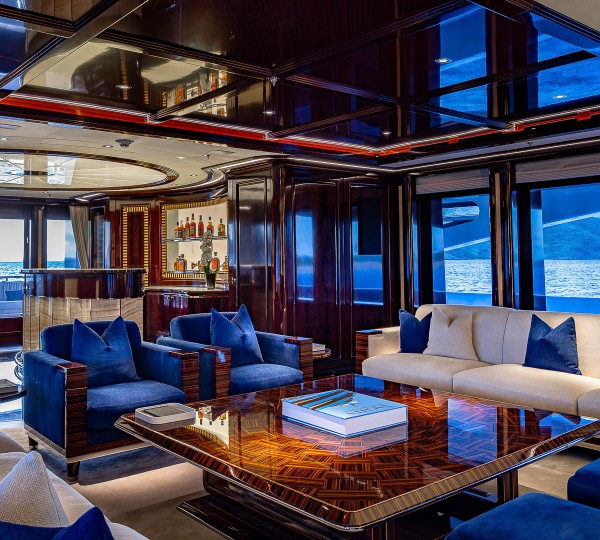 Rock It Main Salon - Sofas Credit Yachting Image