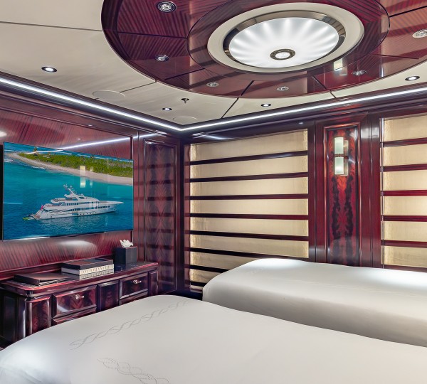 Rock It Twin Guest Cabin Television Credit Yachting Image
