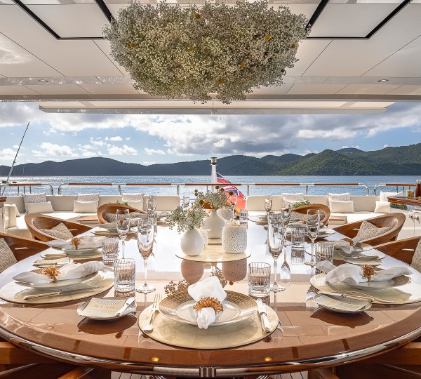 Rock It Al Fresco Dining - Credit Yachting Image
