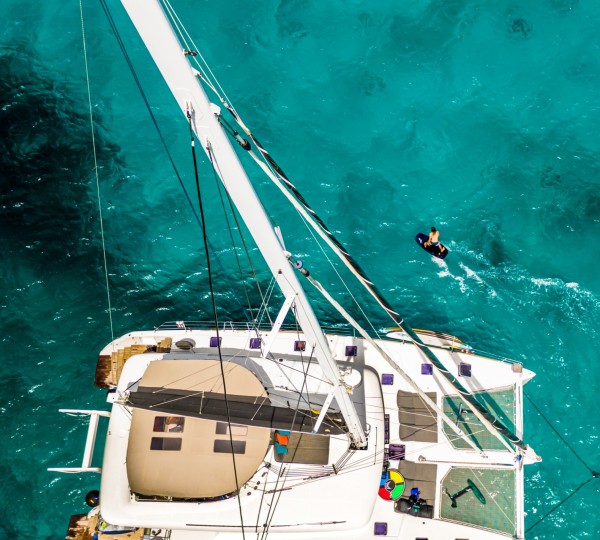 Catamaran TWIN FLAME - Aerial view