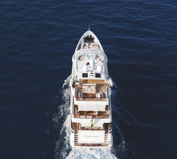 Aerial View Of The Aft Decks