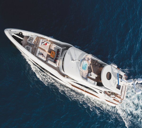 Aerial View Running Cruising