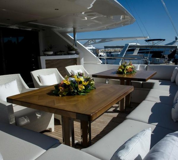 Aft Deck Seating Area