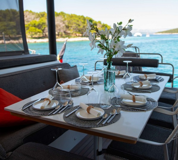 Exterior Dining Area With Sea Views